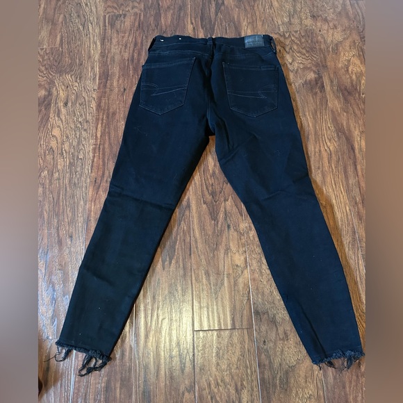 EUC Black American Eagle jeggings, size 6 x-short 🖤 - Picture 3 of 8